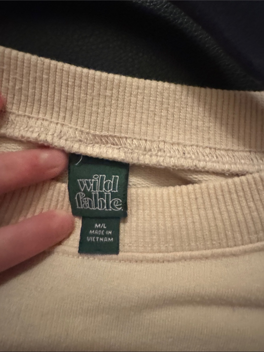 wild fable Light Peach Crewneck Sweatshirt - Picture 2 of 3